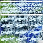 Custom Name and Number Tie Dye Baseball Jersey - White Light Blue 3D Authentic Team Apparel Personalized Tie Dye White-Light