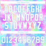 Custom Name and Number Personalized Tie Dye Baseball Jersey - White Light Blue 3D Watercolor Gradient Design Personalized