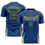 Custom US Navy Blue Gold Soccer Jersey Personalized with Name and Number - Sublimation Team Uniform Personalized US Navy