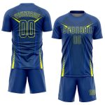 Custom US Navy Blue Gold Soccer Jersey Personalized with Name and Number - Sublimation Team Uniform Personalized US Navy