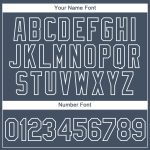 Custom US Navy 3D Tiger Performance T-Shirt for Team with Personalized Name & Number Personalized US Navy Blue White 3D Pattern