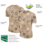 Personalized Vegas Gold 3D Pattern Pizza T-Shirt with Custom Name & Number - Performance Team Apparel Personalized Vegas