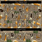 Custom Name and Number Oktoberfest Performance T-Shirt, 3D Black Wheat Pattern, Beer Festival Team Apparel Personalized Wheat