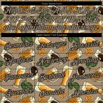 Custom Name and Number Oktoberfest Performance T-Shirt, 3D Black Wheat Pattern, Beer Festival Team Apparel Personalized Wheat