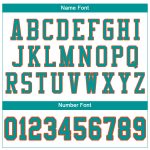 Personalized Aqua-Orange Mesh Authentic Football Jersey - Custom Team Jersey Personalized White Aqua-Orange Mesh Authentic