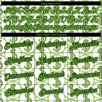 Custom Dollar Sign Money Theme T-Shirt with Personalized Name and Number - White Aurora Green-Black 3D Pattern Design Personalized