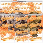 Custom Name and Number Personalized Orange Crocodile 3D Pattern Baseball Jersey - Authentic Team Apparel Personalized White
