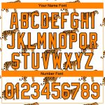 Custom Personalized Baseball Jersey with Orange-Black 3D Tiger Pattern, Authentic Team Design, Name & Number Included Personalized