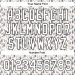 Custom Personalized 3D Black and White Deer Baseball Jersey with Name and Number - Unique Team Apparel Personalized White