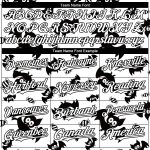 Custom Name and Number 3D Pattern Baseball Jersey - Personalized White and Black Team Apparel Personalized White Black 3D