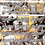 Custom Name and Number 3D Pattern Baseball Jersey for Beer Festival - Personalized Authentic White Black Team Apparel Personalized