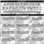 Custom Name and Number Varsity Letterman Jacket - Personalized 3D Pattern Design Bomber in White and Black Personalized White