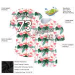 Custom Hawaii Flamingo Performance T-Shirt with 3D Pattern Design - Personalized Team Name and Number, Unisex Personalized