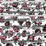 Personalized 3D Pattern Halloween Baseball Jersey | White Black Authentic Design Personalized White Black 3D Pattern Halloween
