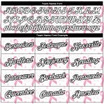 Custom Pink Ribbon Breast Cancer Performance T-Shirt - Personalized with Name & Number, White & Black, Team Spirit Gear Personalized