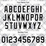 Personalized 3D Pattern Bomber Varsity Jacket Black White Check Full-Snap Design Personalized White Black Check Board 3D