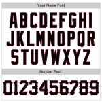 Customizable Abstract Splash 3D Pattern Baseball Jersey in White, Black, and Crimson - Personalize with Name and Number Personalized