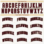 Custom Name and Number Baseball Jersey - Personalized Authentic White Black-Crimson Team Apparel Personalized White Black-Crimson