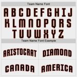 Custom Name Number Personalized Baseball Jersey in White Black-Crimson Personalized White Black-Crimson Baseball Jersey Team