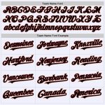 Custom Team Name Number Baseball Jersey - Personalized Crimson Cream Mesh Authentic Throwback White Black Personalized White