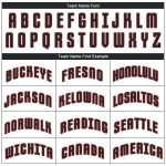 Custom Name Number Performance T-Shirt - Personalized White Black Crimson Team Shirt Personalized White Black-Crimson Performance