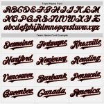 Custom Black Crimson-Cream Baseball Jersey with Personalized Name and Number - Authentic White Black Crimson Pinstripe Design