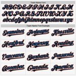 Custom Team Name and Number Personalized Sleeveless Baseball Jersey - Authentic Black Electric Blue-Orange Design Personalized