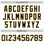 Custom Name and Number Baseball Jersey - Personalized 3D Black Gold Pattern Splash Design White Authentic Team Apparel Personalized