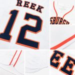 Customizable Black Gold Authentic Baseball Jersey with Personalized Name and Number - Team Apparel Personalized White Black-Gold