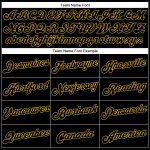 Customizable Basketball Jersey - Personalized Black Gold Split Design with Team Name & Number - Authentic Fashion Gear Personalized