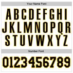 Personalized Black Gold Basketball Jersey Custom Team Name Number Authentic Throwback Personalized White Black-Gold Authentic