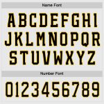 Custom Name and Number Personalized Black Gold Hockey Jersey for Team Personalized White Black-Gold Hockey Jersey Team Custom