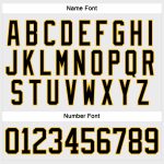 Custom Name and Number Hockey Jersey - Personalized Black Gold Lace Neck Team Shirt, White Color Personalized White Black-Gold