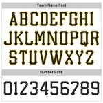Custom Personalized Snapback Hat with Name and Number - White Black-Gold Stitched Adjustable Team Cap Personalized White
