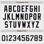 Custom Name and Number Authentic Baseball Jersey - Personalized White Black-Gray Team Jersey Personalized White Black-Gray