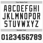 Personalized Authentic Black Gray White Basketball Jersey - Throwback Style Personalized White Black-Gray Authentic Throwback