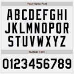 Custom Name and Number Personalized Varsity Letterman Jacket - White Black Gray Bomber Full-Snap Style Personalized White