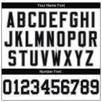 Custom Name and Number Authentic Throwback Football Jersey - Personalized White Black Gray Mesh Team Jersey Personalized