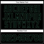 Personalized Authentic Basketball Jersey - White Black Kelly Green Custom Name & Number Personalized White Black-Kelly Green