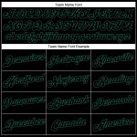 Personalized Authentic Basketball Jersey - White Black Kelly Green Custom Name & Number Personalized White Black-Kelly Green
