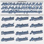 Custom Light Blue Black Pinstripe Baseball Jersey with Personalized Name and Number - Authentic Team Apparel Personalized