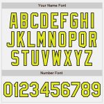 Custom Name and Number Personalized Silver-Black Authentic Baseball Jersey with Black Neon Yellow Pinstripe Personalized