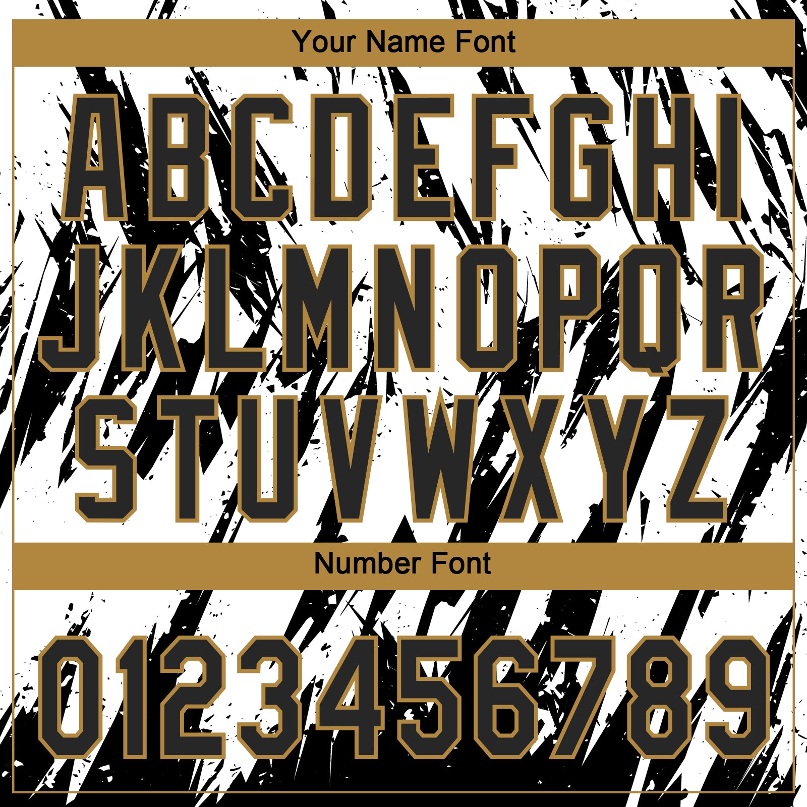 Personalized White Black-Old Gold 3D Pattern Design Authentic Baseball Jersey Team Custom Name and Number Custom Baseball Jersey with 3D Pattern, Personalized Team Name & Number, White Black-Old Gold Design Personalized White Black-Old - Image 5