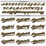 Custom Name and Number Authentic Baseball Jersey with 3D Pattern Design in White, Black, and Gold - Personalized Team Gear