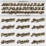 Customizable Authentic Baseball Jersey in White, Black, and Old Gold Personalized White Black-Old Gold Authentic Baseball