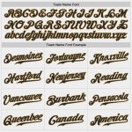 Custom Authentic Baseball Jersey with Personalized Name and Number - White Black Old Gold Team Gear Personalized White Black-Old