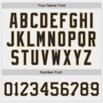 Custom Authentic Baseball Jersey with Personalized Name and Number - White Black Old Gold Team Gear Personalized White Black-Old
