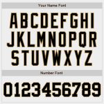 Customizable Authentic Baseball Jersey in White, Black, and Old Gold Personalized White Black-Old Gold Authentic Baseball