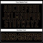 Custom Name & Number Authentic Fashion Baseball Jersey - Personalized White Black-Old Gold Team Jersey Personalized White