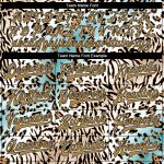 Custom Name and Number Varsity Letterman Jacket - Personalized 3D Leopard Print Bomber in White Black Old Gold Design Personalized